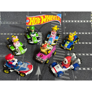 รถ Hot wheels Mario โมเดลรถ ขนาดเล็ก ของเล่นสะสม รถของเล่น  งานแท้ มีรอยนิดหน่อย (4)