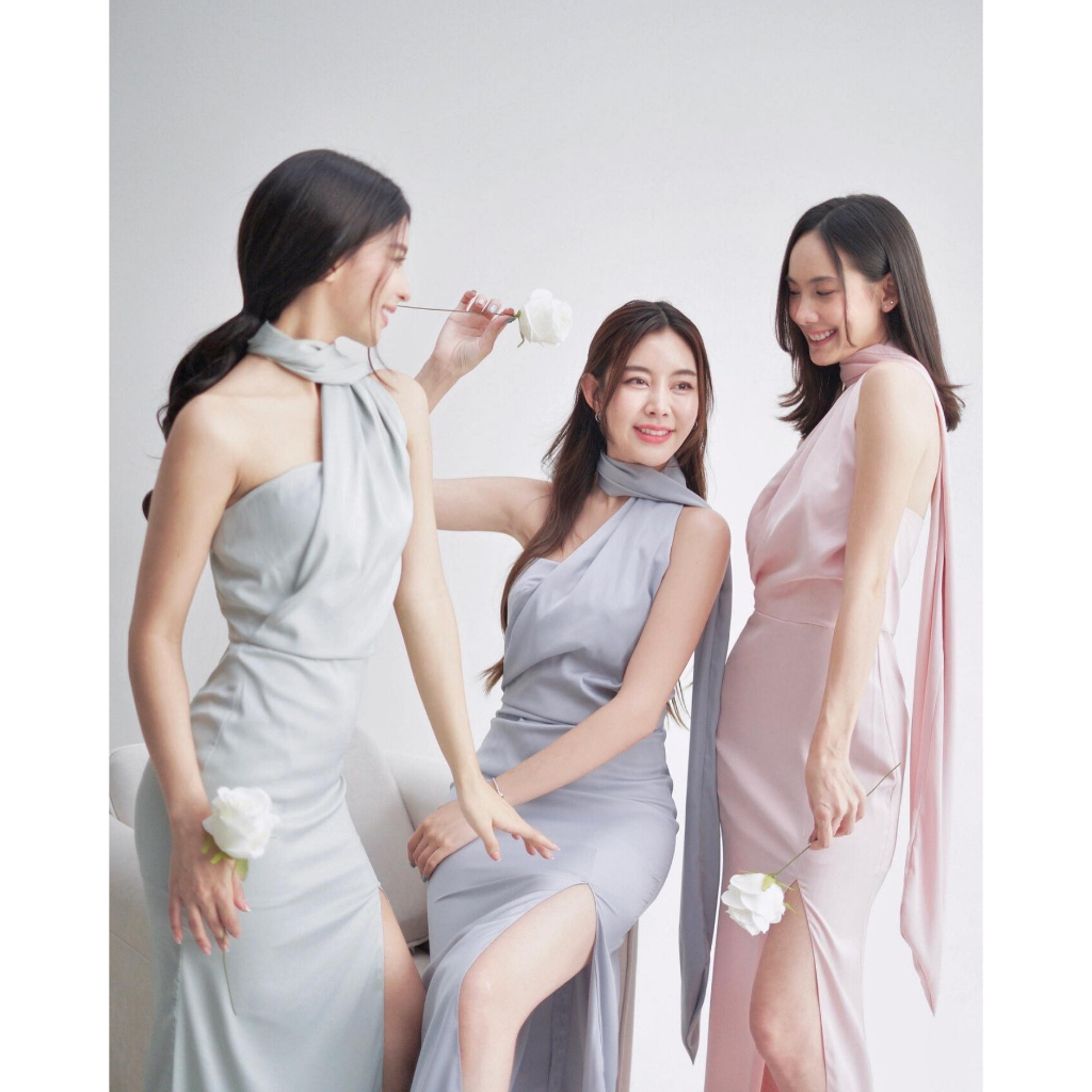 Luna Maxi KARBIRI เดรสคล้องคอ