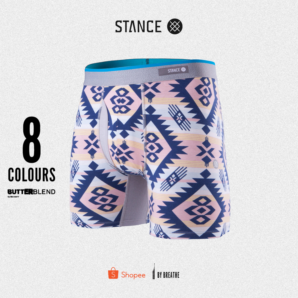 STANCE กางเกงในชาย SUPERIOR BUTTER BLEND BOXER BRIEF WITH DUAL LAYER