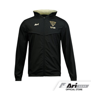 ARI TRUE BANGKOK UNITED 2023/2024 FIGHTER SQUADRON WINDBREAKER - BLACK/GOLD เสื้อแจ๊คเก็ต อาริ ทรู แบ็งค็อก Wind Breaker