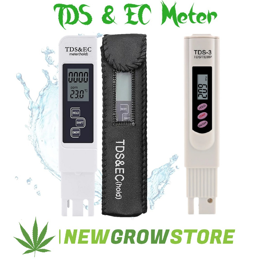 [ส่งฟรี] TDS EC meter เครื่องวัดคุณภาพน้ำ เครื่องวัดค่าน้ำ เครื่องวัดคุณภาพน้ำ 3 in 1