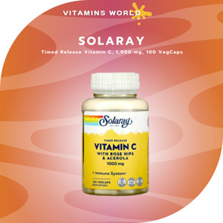 Solaray, Timed Release Vitamin C, 1,000 mg, 100 VegCaps (V.109)