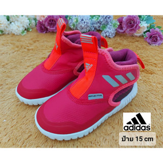 [ป้าย 15 cm] รองเท้าเด็ก Adidas สีแดงสวยมาก