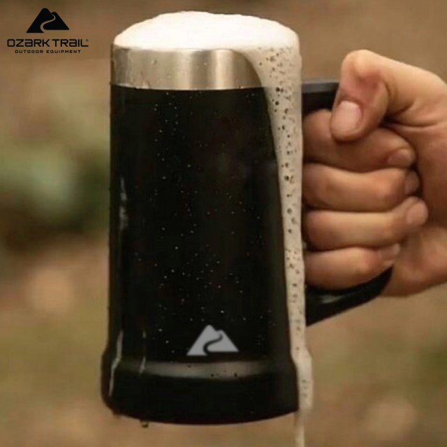 [พร้อมส่ง] แก้วน้ำเก็บอุณหภูมิมือจับ ถูกใจสายดื่ม ไม่มีฝา ดื่มได้ต่อเนื่องหวานเจี๊ยบ Ozark trail han