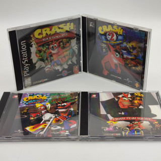 CRASH Bandicoot 1+2+Racing+Warped [bootleg] แผ่นสวยใส ก๊อปปั้ม ภาษาอังกฤษ PlayStation [PS1]