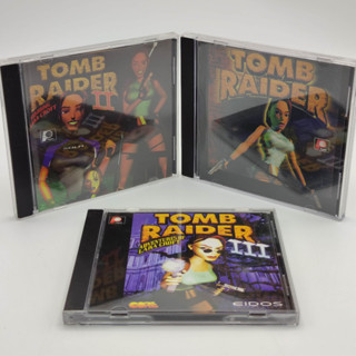 TOMB RAIDER 1+2+3 [bootleg] แผ่นสวยใส ก๊อปปั้ม ภาษาอังกฤษ PlayStation [PS1]