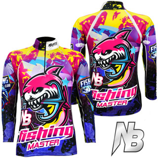 เสื้อตกปลา,ปั่นจักรยาน LP Shark Fishing Club Master ป้องกัน UV