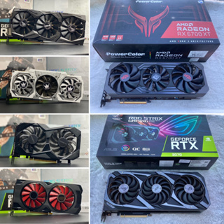 การ์ดจอ🔰GTX950/1050Ti/RX570//RX580/1060/1650/1660S/RTX3060🔰มีให้เลือกหลายรุ่น ไม่ต่อไฟเพิ่ม ตัวยอดฮิตแรงๆ