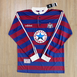 เสื้อบอล นิวคาสเซิล แขนยาว ย้อนยุค เกรด AAA Newcastle Retro