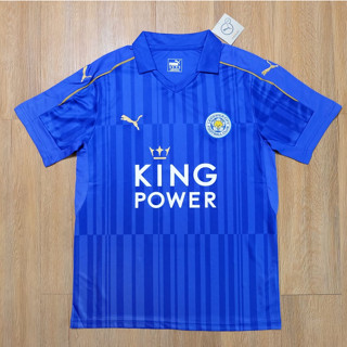 เสื้อบอล เลสเตอร์ ซิตี้ ย้อนยุค ปี 2016/17 เกรด AAA Leicester City Retro เลสเตอร์ ซิตี