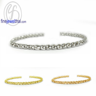 Finejewelthai-กำไลสาน-กำไลเงินแท้-เงินแท้-งานทำมือ-G304900_3m