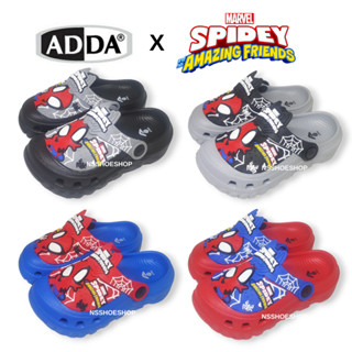 Adda 57R06 สไปเดอร์แมน CLOG Spider-Man รองเท้าแตะเด็กหัวโต