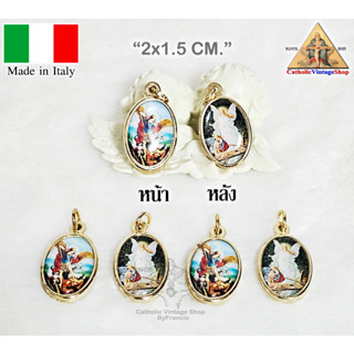 จี้สร้อย จี้พระคริสต์ เทวดามีคาแอล ทูตสวรรค์  คาทอลิก  Catholic Michael Guardian Pendant Saint