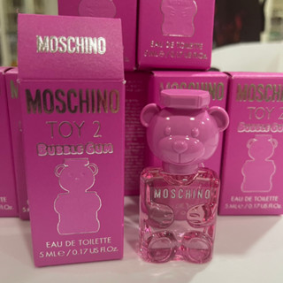 ของแท้ 100% ล็อตใหม่ 5 mL. มีกล่อง Moschino Toy2 Bubble Gum EDT 5ml มอชิโน่ ชมพู มอสชิโน่ น้ำหอม กลิ่น ลูกอมๆ น่ารัก