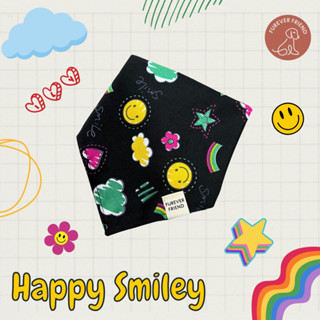 ผ้าพันคอ ลาย Happy Smiley