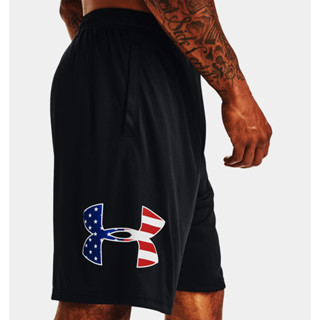 ใหม่แท้ นําเข้า พร้อมส่ง✅UA #Freedom Tech™ Big Flag Logo Shorts ( ไม่มีซับใน )