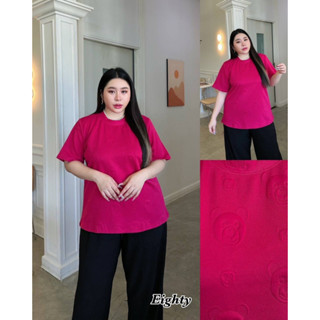 🔥Plussize🔥เสื้อคนอ้วน🔥 S รอบอก(bust) 48"สะโพก(hip) 52”     M รอบอก(bust) 52”สะโพก(hip) 56”