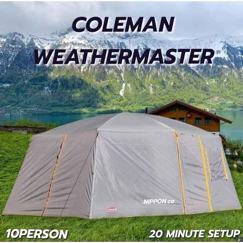เต็นท์Coleman weathermaster ll 10-Person แท้ออกช็อปญี่ปุ่น(มือสอง)