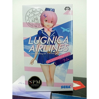 รี ซีโร่ RAM  เวอร์ชั่น ชุดแอร์โฮสเตส ลักนิก้าแอร์ไลน์ Lugnica Airlines SPM Figure Re:Zero Sega