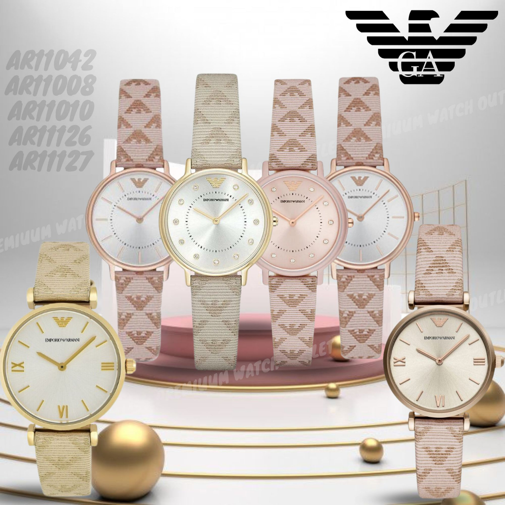 OUTLET WATCH นาฬิกา Emporio Armani OWA346 นาฬิกาข้อมือผู้หญิง นาฬิกาผู้ชาย แบรนด์เนม Brand Armani Watch AR11010