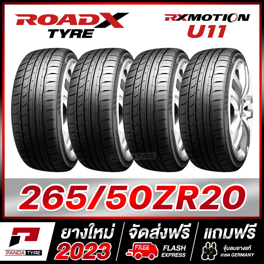 ROADX 265/50R20 ยางขอบ20 รุ่น RXMOTION U11 - 4 เส้น (ยางใหม่ผลิตปี 2023)