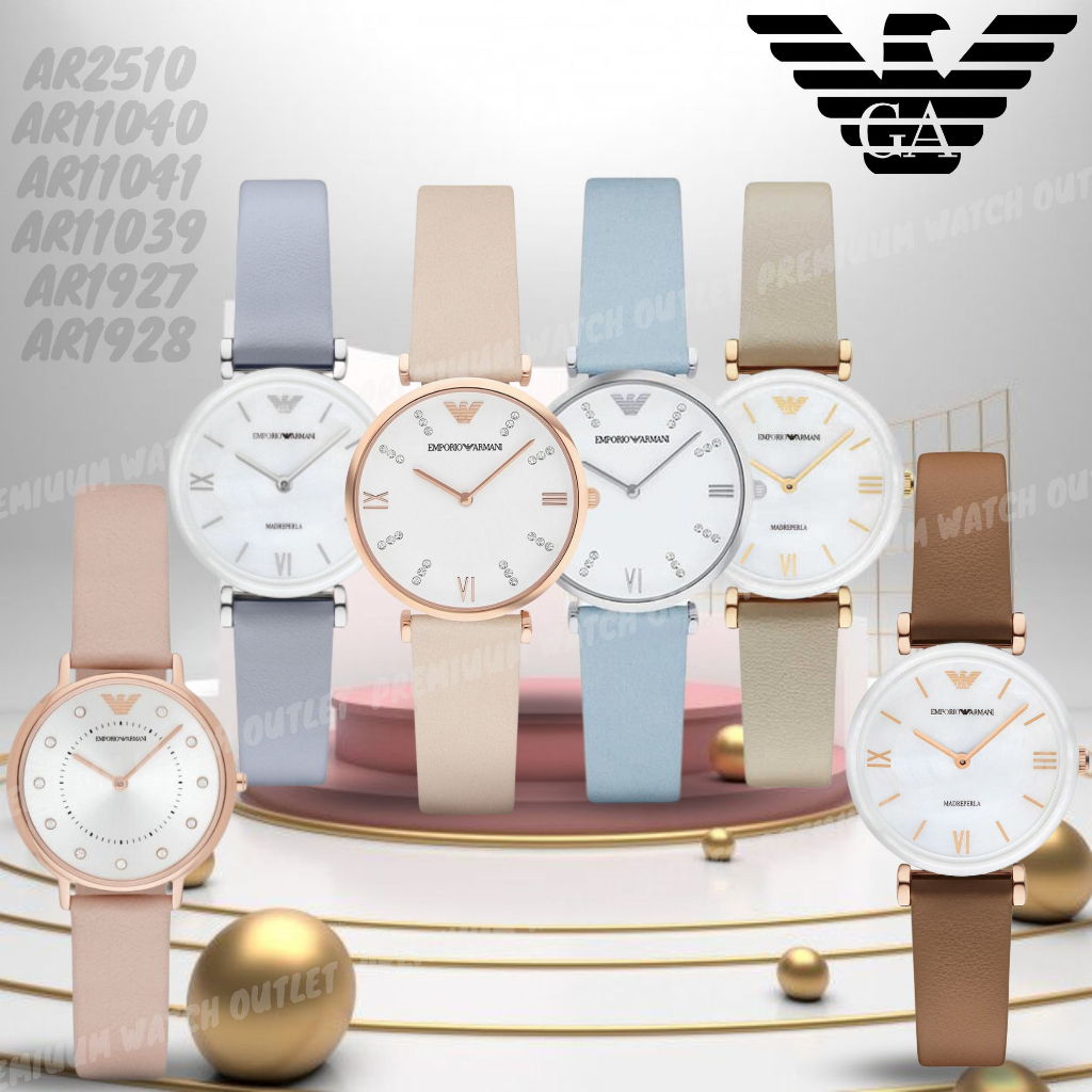 OUTLET WATCH นาฬิกา Emporio Armani OWA347 นาฬิกาข้อมือผู้หญิง นาฬิกาผู้ชาย แบรนด์เนม Brand Armani Watch AR11041
