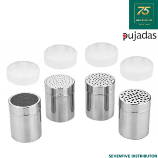 PUJADAS ขวดเกลือ พริกไทยสแตนเลส มีฝาปิดพาสติก ขนาด7x9.6ซม. PUJ1-946.00