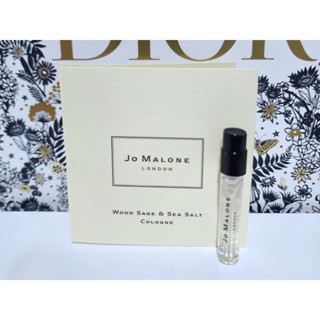 น้ำหอมโจมาโลน แท้💯%Jo Malone Wood Sage and Sea Salt Cologne 1.5ml. มีฉลากไทย