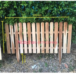 รั้วสนามไม้สักแท้ #ราคาส่ง10แผ่น รั้วไม้สักคัดเกรดขนาดไม่รวมขา50*100cm ขาปัก20cm รวม70cm