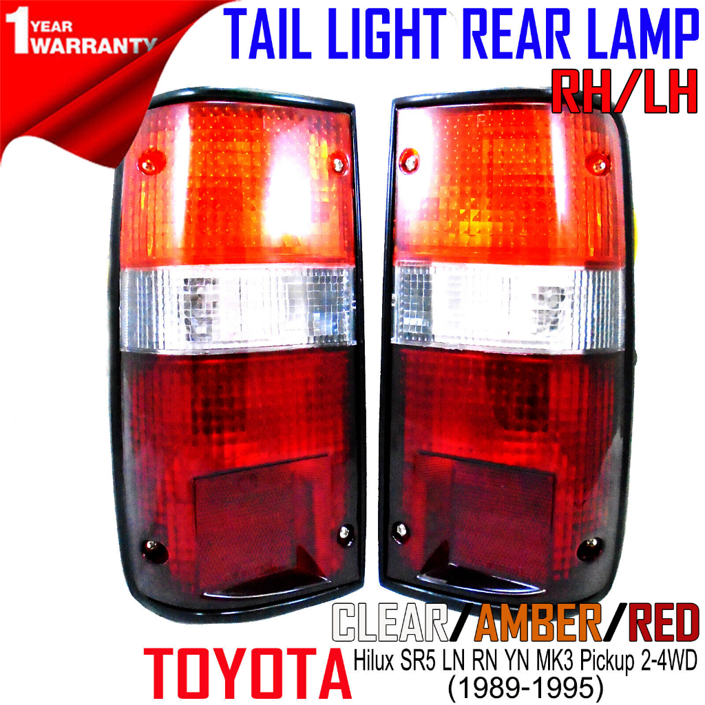 FOR Toyota Hilux LN80 85 86 RN 80 85 YN 80 85-87; 1989-95 Tail Light Rear Lamp