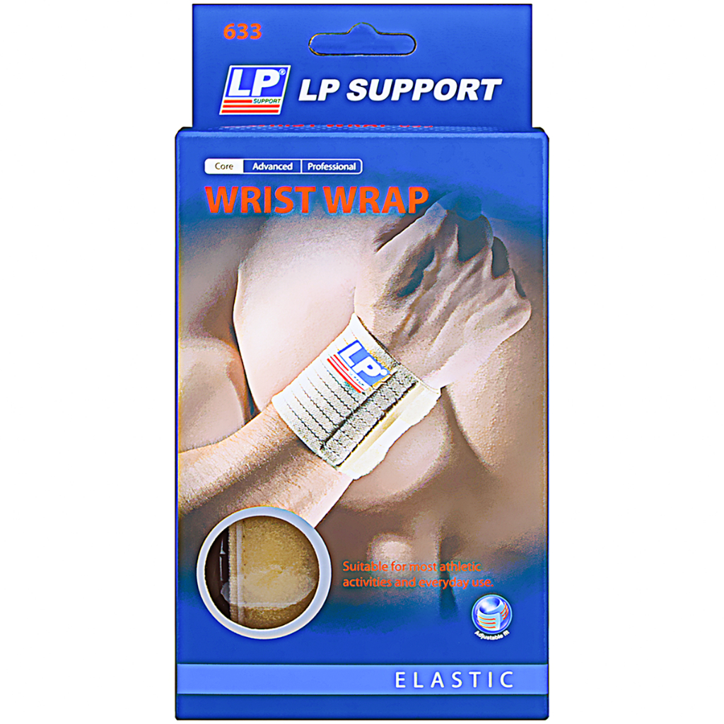 [ของแท้ 100%] LP SUPPORT 633 ผู้ชาย/ผู้หญิง ที่รัดข้อมือ ซัพพอร์ทข้อมือ พยุง รัด กล้ามเนื้อ บาดเจ็บ WRIST WRAP STRAP