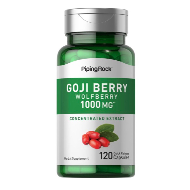 Goji Berry (Wolfberry) 1000 mg 100, 120 capsules เก๋ากี้