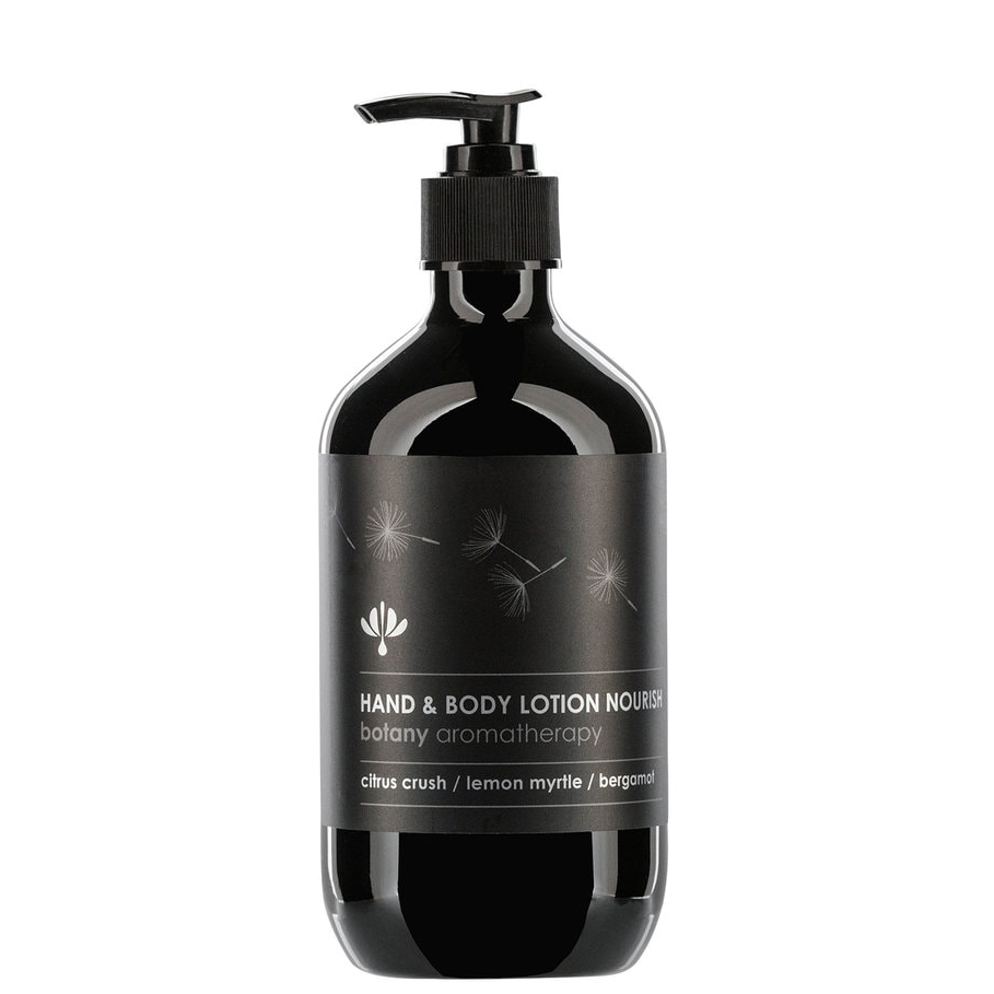 Botany โลชั่นอโรมาเธอราปีสำหรับมือและผิวกาย Aromatherapy HAND & BODY LOTION NOURISH (250ml) Organic 