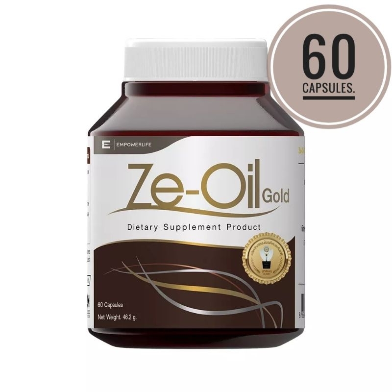 ใหม่แท้💯%Ze Oil ซีออยล์ น้ำมันสกัดเย็น 4 ชนิด จากธรรมชาติ 60เม็ด