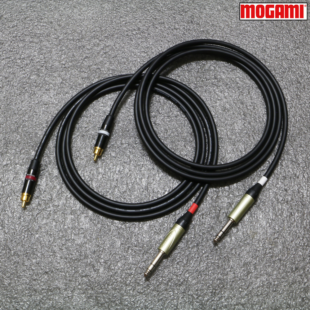 สายสัญญาณ TRS TO RCA MOGAMI 2549 made in japan ยาว 1m / 2m / 3m / 4m / 5m ของแท้100% รับประกัน 3 ปี ร้าน All Cable