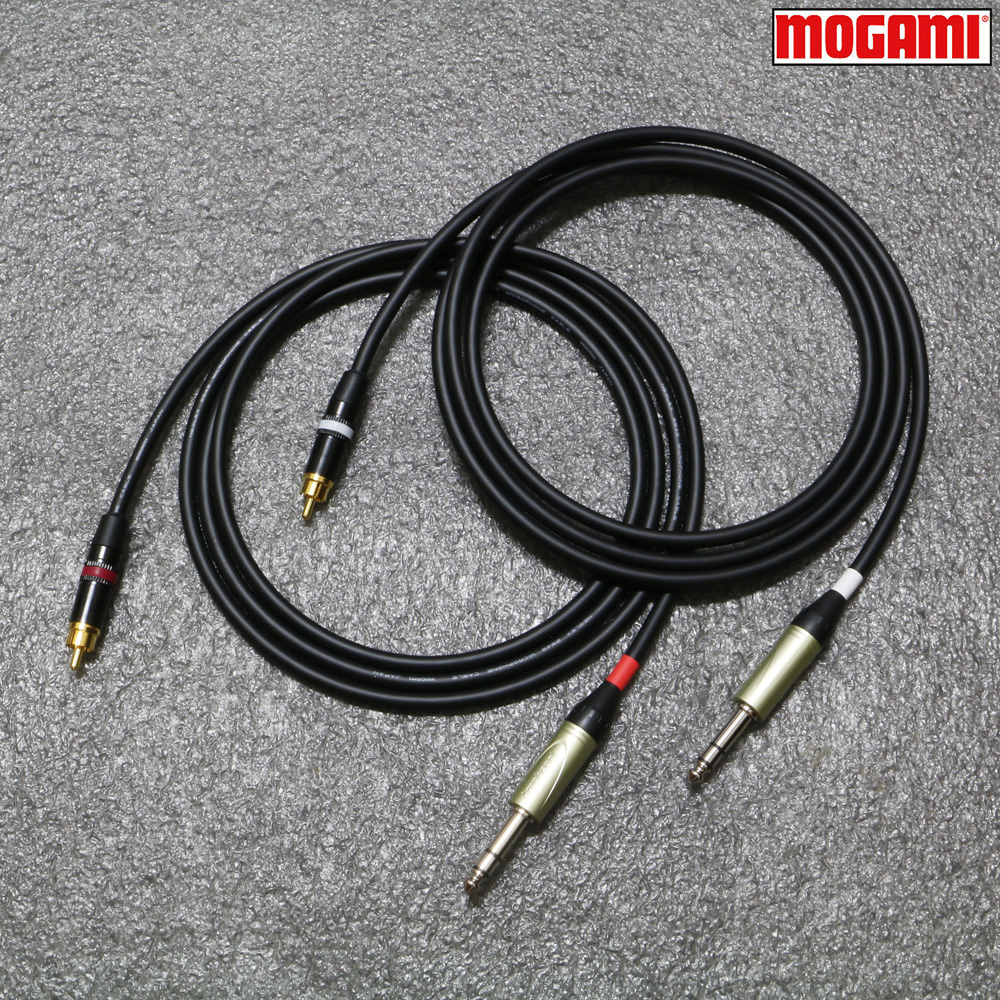 สายสัญญาณ TRS TO RCA MOGAMI 2549 made in japan ยาว 1m / 2m / 3m / 4m / 5m ของแท้100% ร้าน All Cable