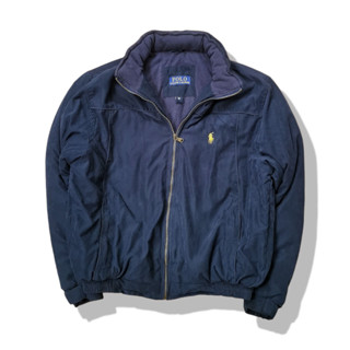 Polo Ralph Lauren Navy Blues Hooded Jacket รอบอก 46”