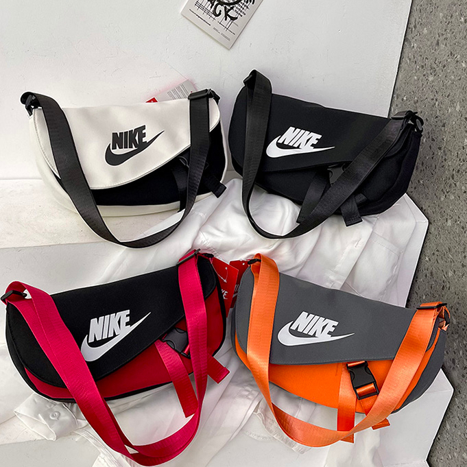 🔥พร้อมส่ง！ Nike กระเป๋าสะพายข้าง ผู้ชายและผู้หญิง