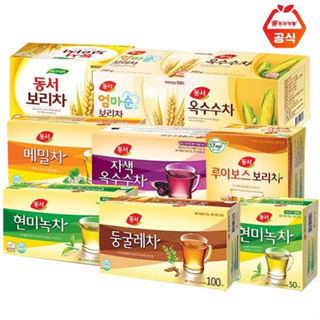 พร้อมส่ง Dongsuh Barley Tea Green Tea ดงซอ ชาข้าวบาร์เลย์ ชาเขียว ชาบัควีท ชาเกาหลี 동서 보리차 녹차 메밀차 สินค้านำเข้าเกาหลี