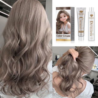 สีเคราตินออร์แกนิค🍃 Martina Color Cream QC389 Light Ash Blonde