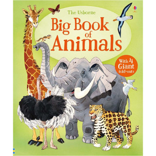 Usborne books Big book of big animals 4Y+ สำหรับเด็ก 4 ปีขึ้นไป