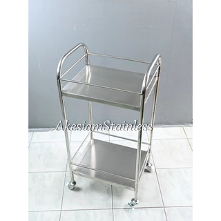ชั้นวางเครื่องดื่ม บาร์น้ำ สเตนเลส ขนาด 34*42*80 ซม.