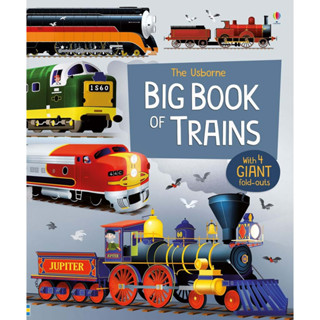 Usborne books-Big book of big trains 3Y+หนังสือBig book of big trains หนังสือ สำหรับเด็ก 3 ปี ขึ้นไป