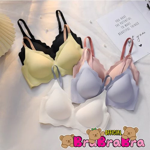 [ส่งจากไทย] 𝑩𝒓𝒂𝑩𝒓𝒂𝑩𝒓𝒂 #bra-228 ชุดชั้นใน ยางพารา ไม่มีโครง สวมใส่สบาย
