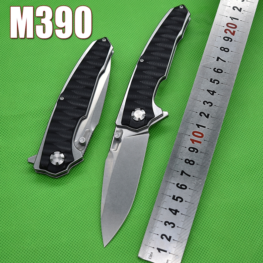Camping Survival Tool M390 Steel Knife Pocket Outdoor Multi Tactical ทหาร ปีนเขา กู้ภัย ยูทิลิตี้ ED