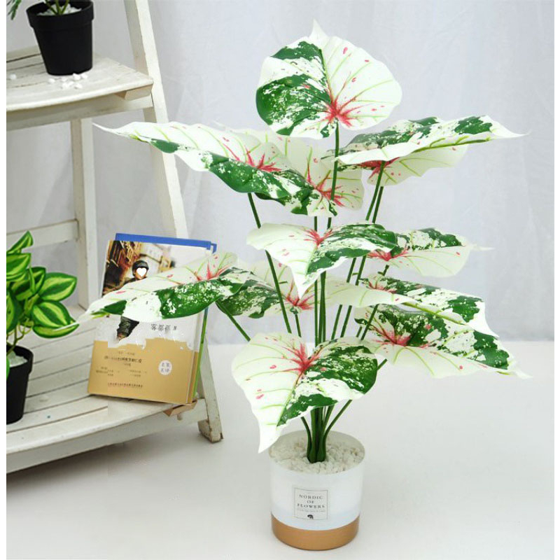 ต้นไม้ประดิษฐ์ ต้นไม้ปลอม พร้อมกระถางและหิน GG-368/GG-227