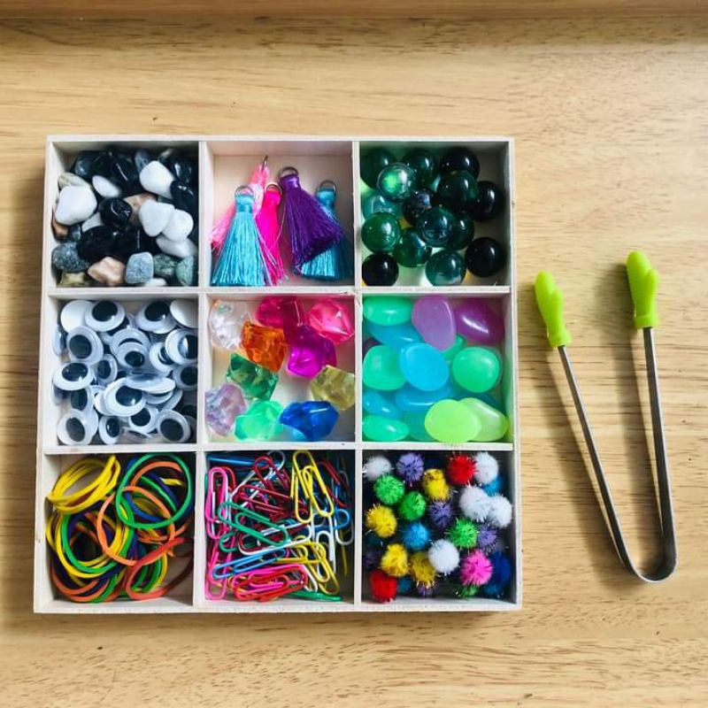 ถาด sensory play ธีมธรรมชาติ สไตล์ Montessori ของเล่นปลายเปิด วัสดุธรรมชาติ สร้างสมาธิ ศิลปะเด็ก ของเล่นเด็ก2ขวบ 3ขวบ ราคา ถูกที่สุด ดีลบีเคเค แกลเลอรีภาพที่ 6