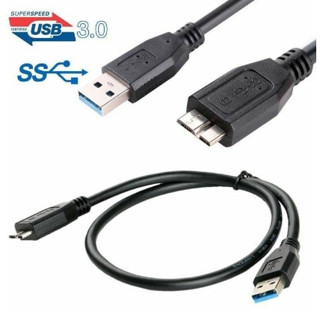 micro usb 3.0 cable for harddisk 30cm สายใหญ่