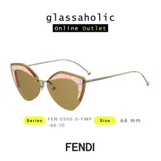 [ลดกระหน่ำ] แว่นกันแดด FENDI รุ่น FEN 0355-S ทรงCat Eye สีสวยเกร๋ไม่ซ้ำใคร