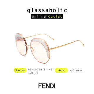 [ลดกระหน่ำ] แว่นกันแดด FENDI รุ่น FEN 0358-S ทรงกลม ดีไซน์สวยๆไม่ซ้ำใคร